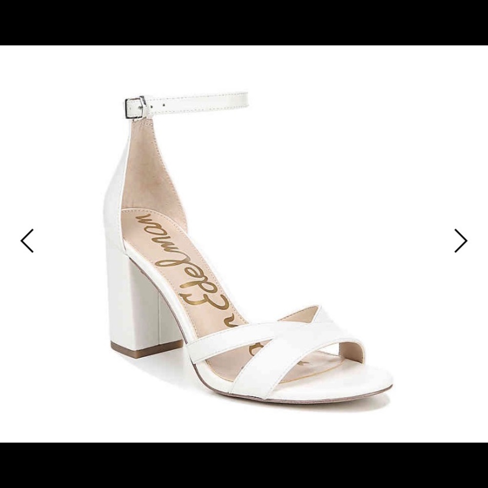 Sam Edelman white heels